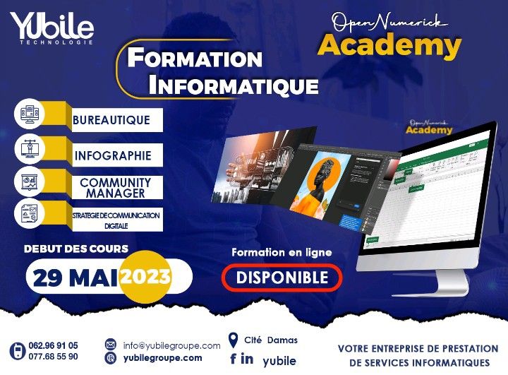 Lancement Formations informatiques